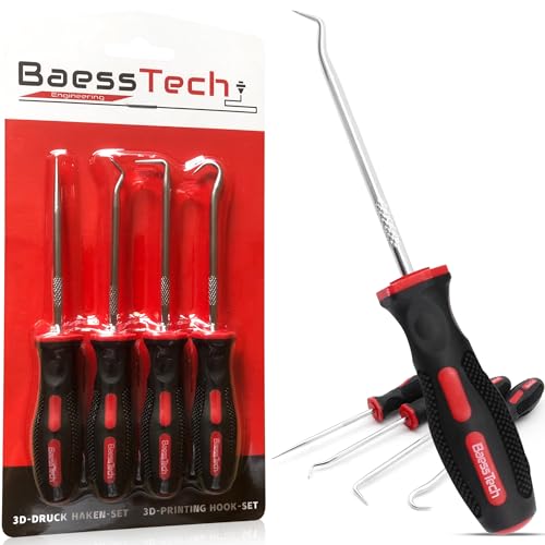 BaessTech Haken Set 3D Druck 4-teilig Test