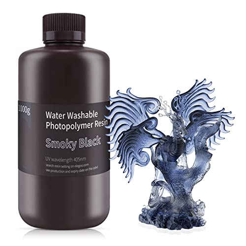 ELEGOO Rapid Resin 1000g Smoky Schwarz Test