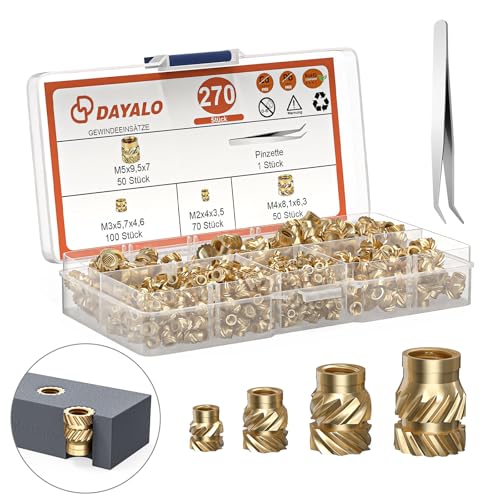 Dayalo Gewindeeinsatz Kasten M2 M3 M4 M5 Test