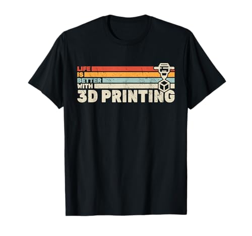 Manufacturing 3D Printer Design Filament Printer T-Shirt schwarz S Test