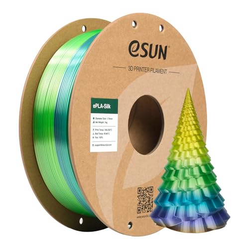 eSUN Silk Rainbow PLA 1.75mm 1KG Test