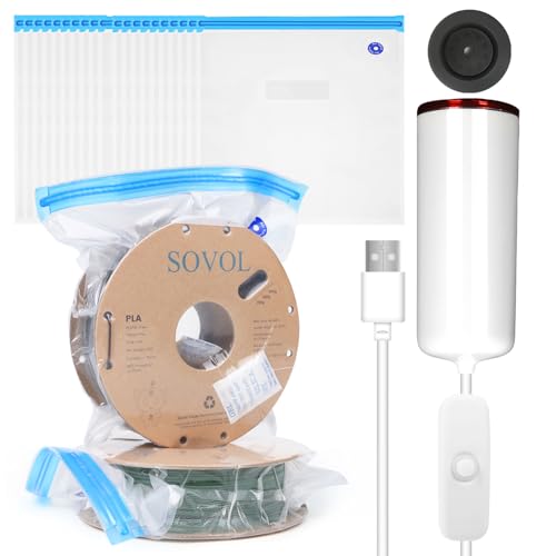 Sovol Vakuumbeutel Set mit USB-Pumpe zur Filamentaufbewahrung Vergleich