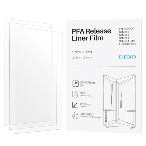 Elegoo PFA FEP V2.0 Folie 273x176mm  Test