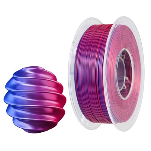 CC3D Seide zweifarbiges PLA Filament 1.75mm Test