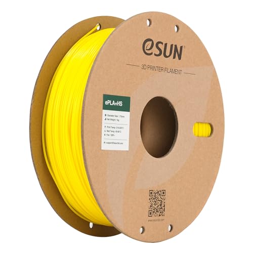 eSUN PLA+HS Filament Gelb 1.75mm Test