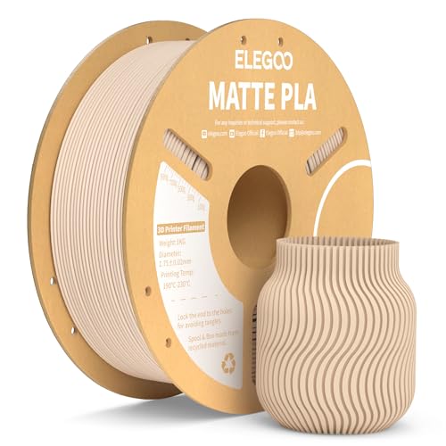 ELEGOO Matte PLA Filament Beige 1KG Test