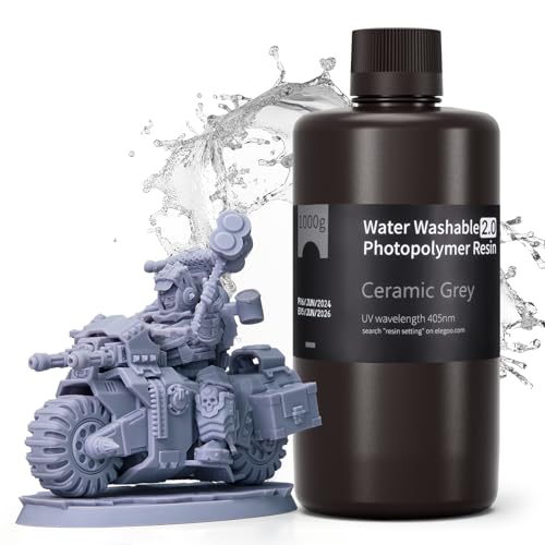 elegoo resin wasser abwaschbar 1000g grau test