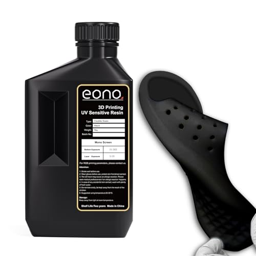 Eono flexibles 3D Drucker Resin 1kg schwarz Vergleich
