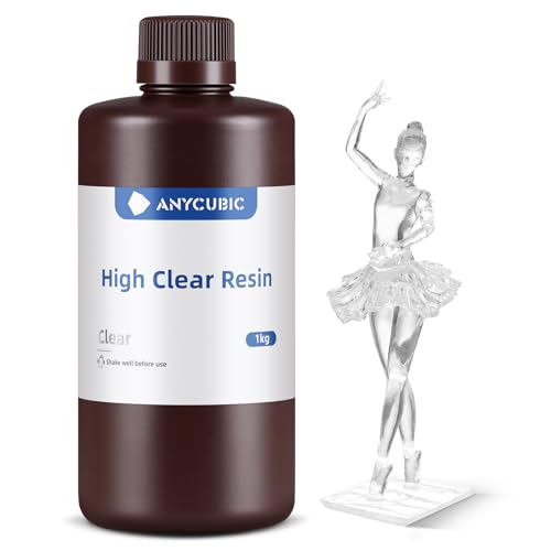 ANYCUBIC Hochtransparentes 3D Drucker Resin 1000g Test