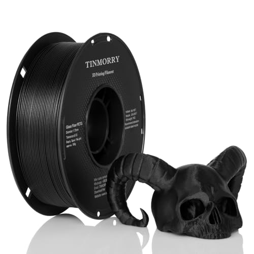 TINMORRY PETG-GF Filament 1.75mm Frosted Schwarz Test