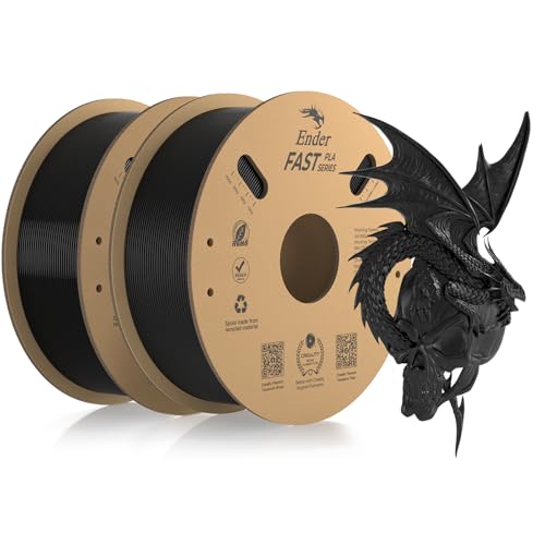 Creality Fast PLA Filament 2KG Schwarz 3D Druck Test