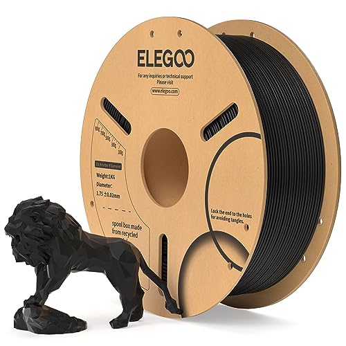 ELEGOO PLA Filament 1,75mm 1kg Schwarz Test