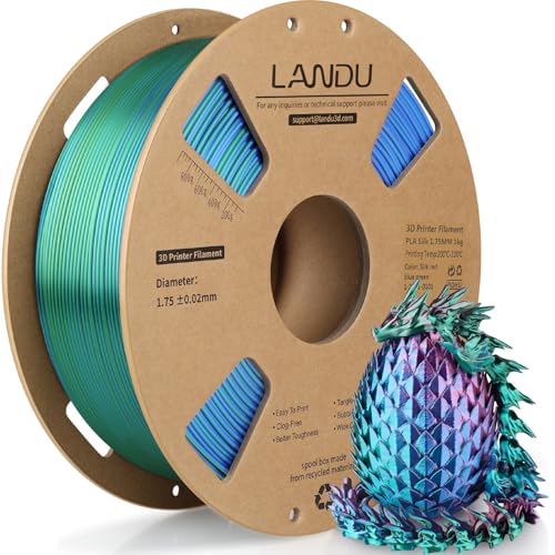 LANDU Silk PLA Filament Tricolor 1,75mm 1kg Test