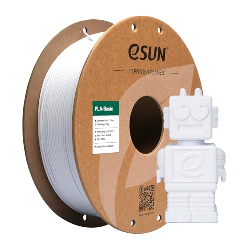 eSUN PLA Basic Filament 1.75mm 1KG Kühles Weiß Test