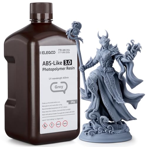 ELEGOO ABS-Like 3.0 3D Drucker Resin grau Test