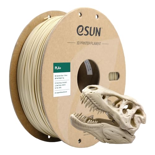 eSUN PLA+ Filament 1.75mm Knochen Weiß Test