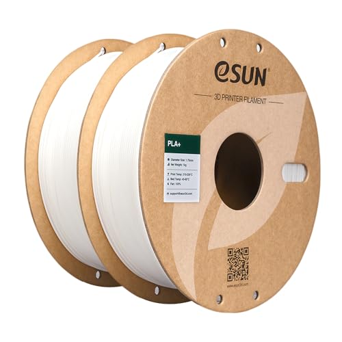 eSUN PLA+ Filament 1.75mm 2KG Weiß Test