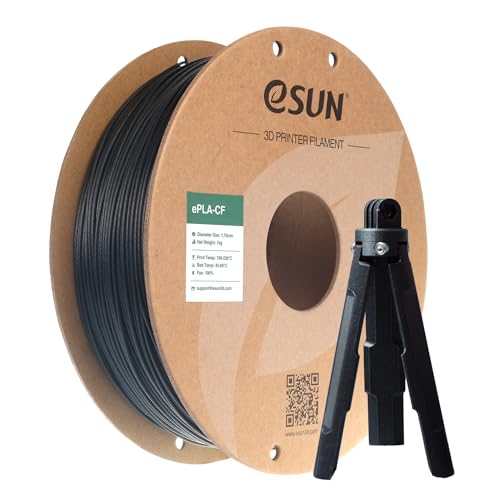 eSUN ePLA-CF 1KG Kohlefaser Filament Schwarz Test