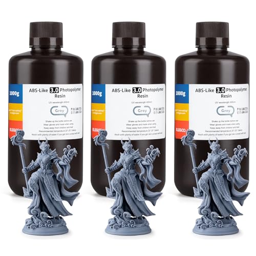 Elegoo ABS-Like 3.0 3D Druckerharz grau Test