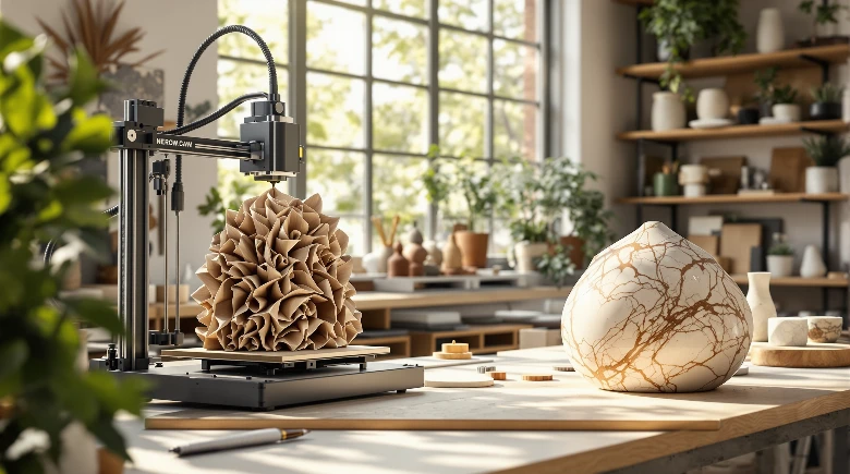 3D-Druck natürliche Materialien